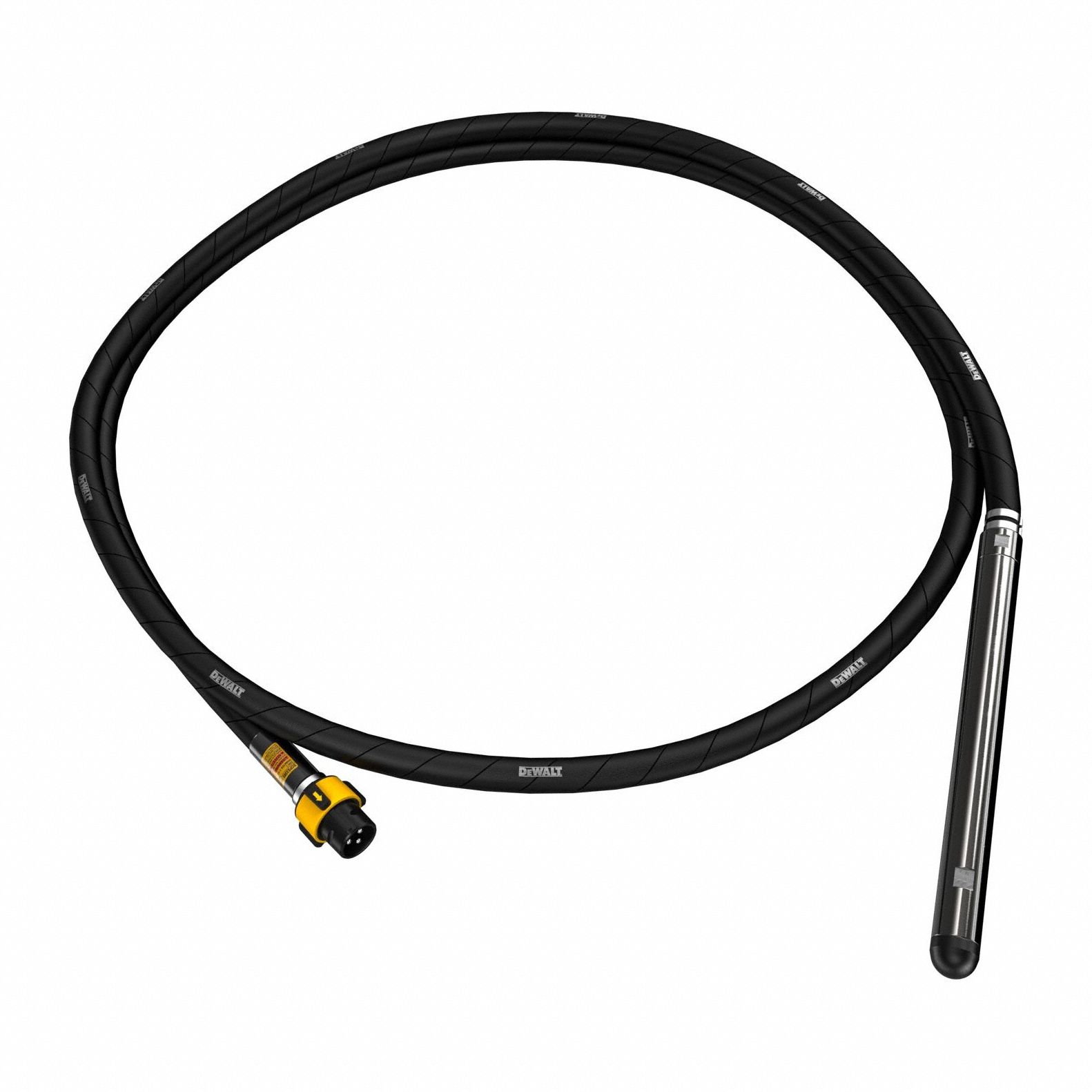 Vibrator Head: DCPS310/DCPS320, 16 ft Overall Lg, 1 1/2 in Overall Wd, Quick-Connect, Steel