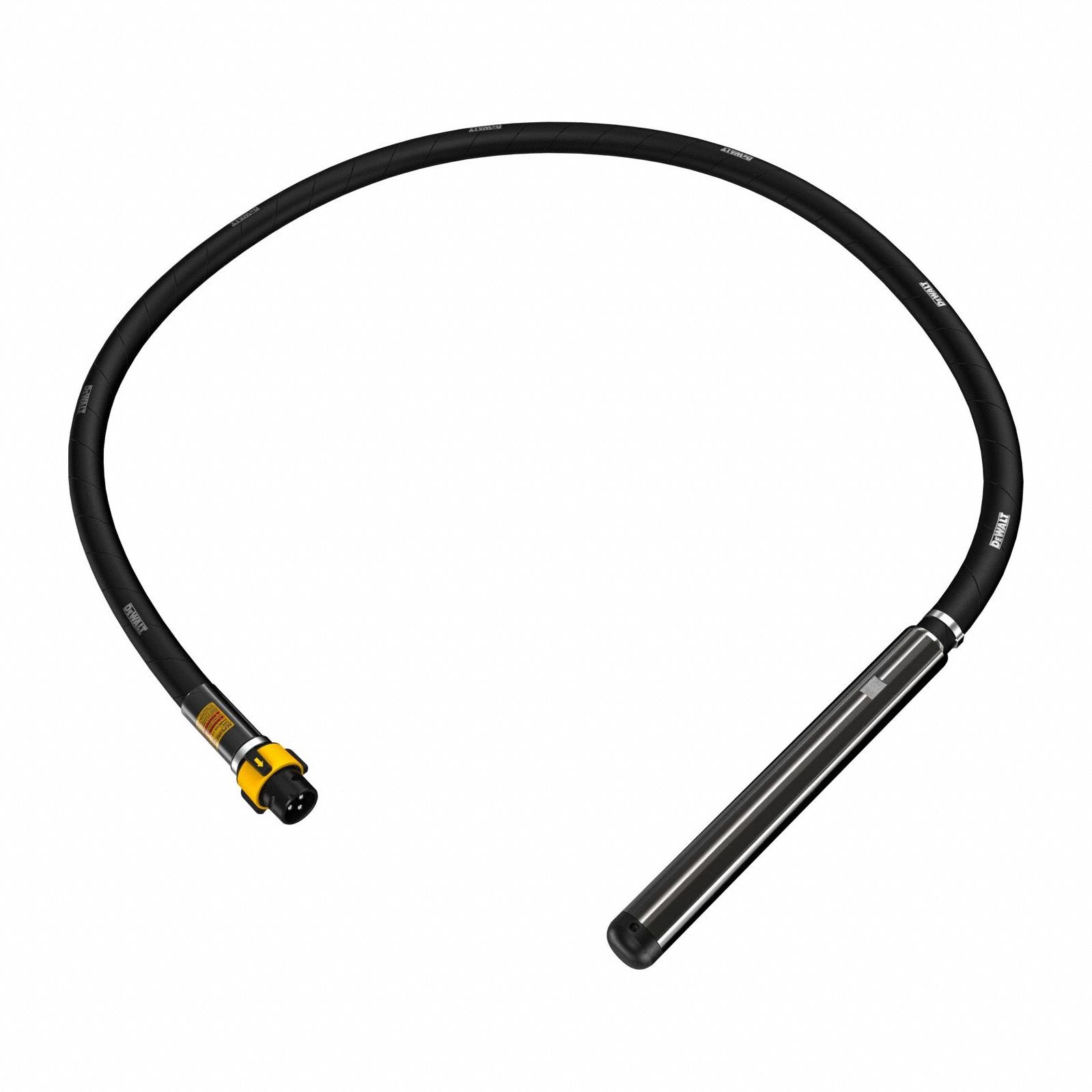 Vibrator Head: DCPS310/DCPS320, 7 ft Overall Lg, 1 3/4 in Overall Wd, Quick-Connect, Steel