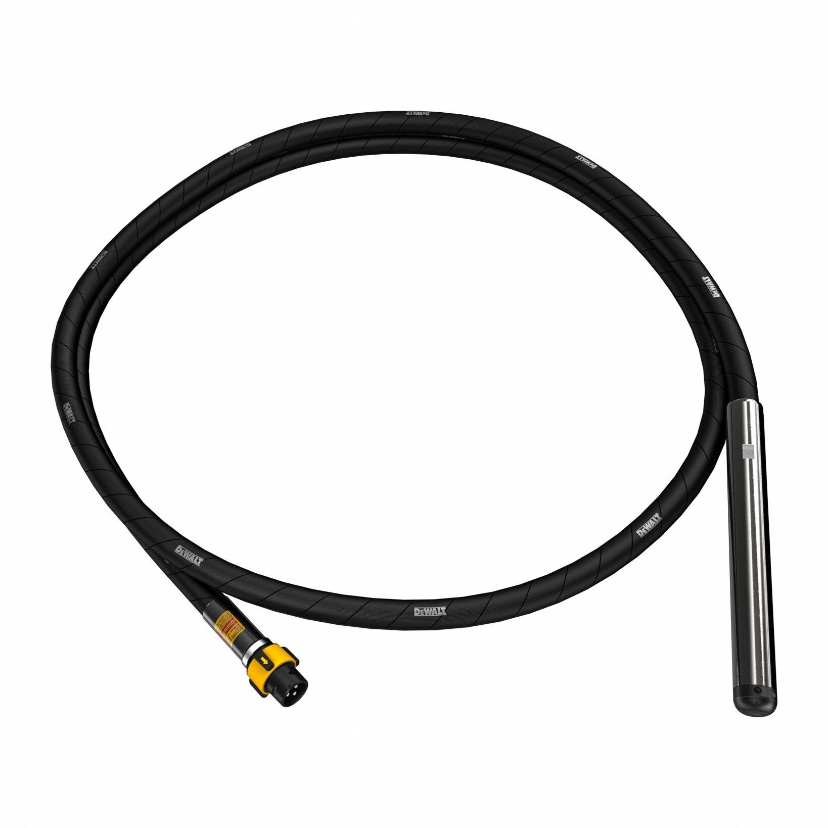 Vibrator Head: DCPS310/DCPS320, 16 ft Overall Lg, 1 3/4 in Overall Wd, Quick-Connect, Steel