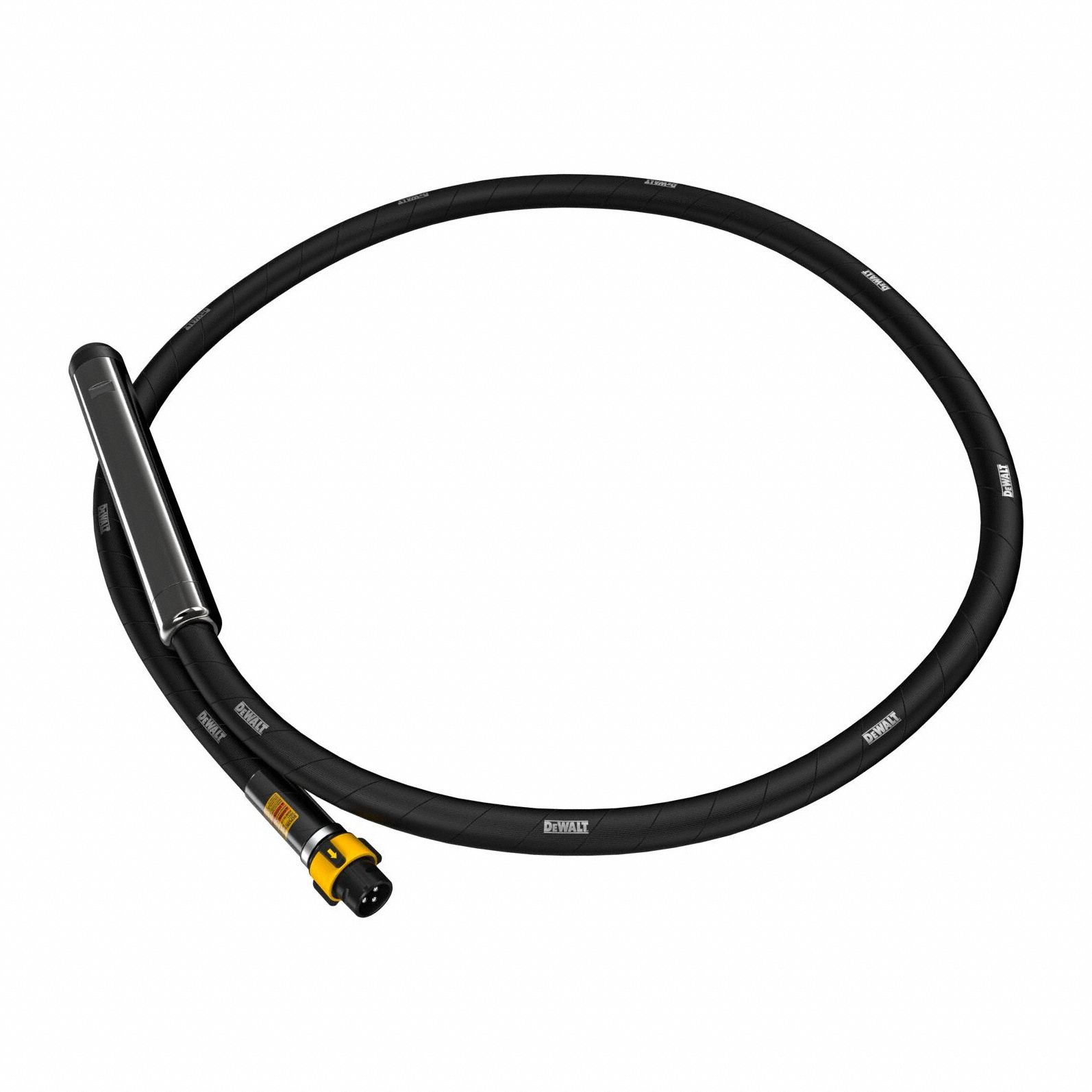 Vibrator Head: DCPS310/DCPS320, 10 ft Overall Lg, 2 1/4 in Overall Wd, Quick-Connect, Steel