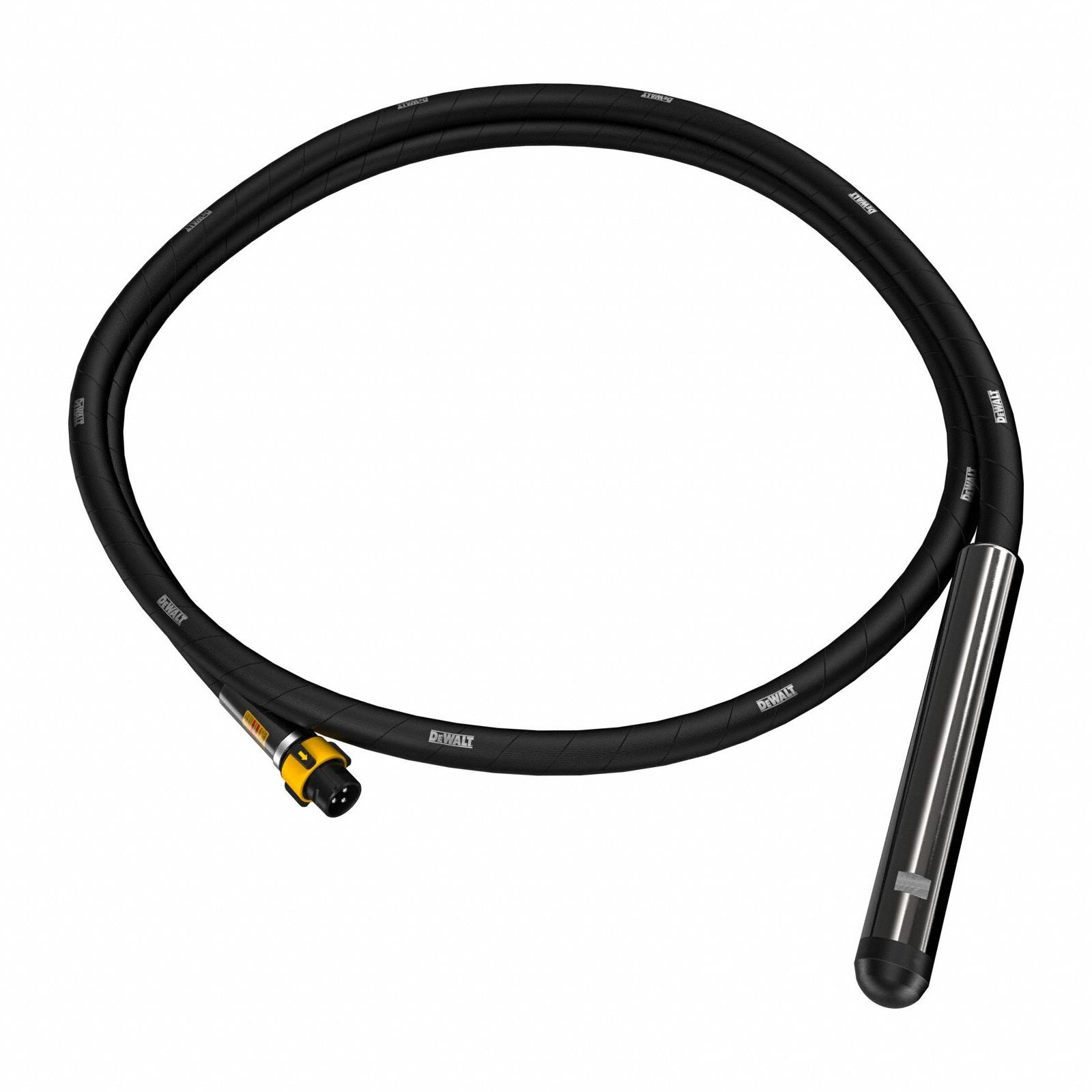 Vibrator Head: DCPS310/DCPS320, 16 ft Overall Lg, 2 1/4 in Overall Wd, Quick-Connect, Steel