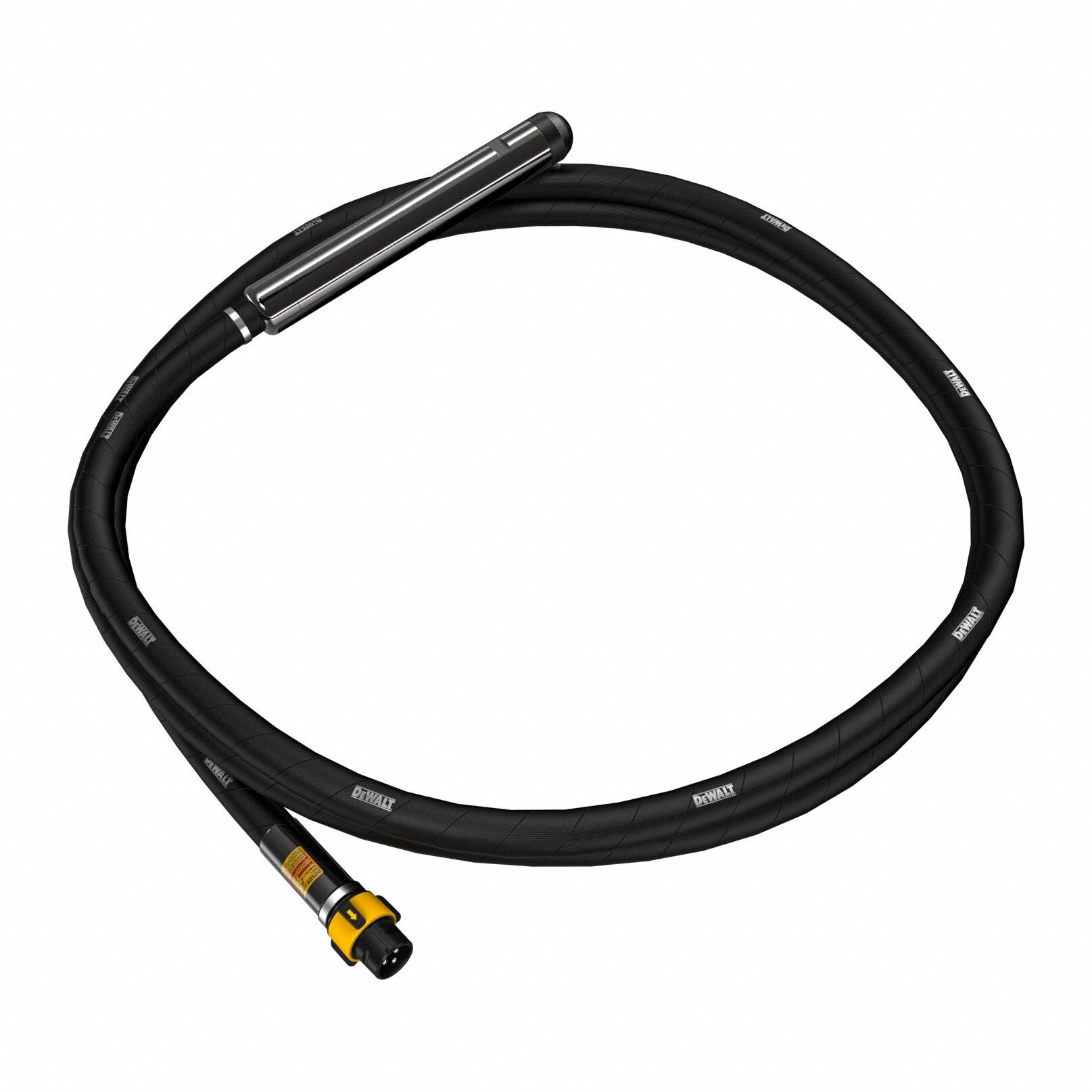 Vibrator Head: DCPS310/DCPS320, 21 ft Overall Lg, 2 1/4 in Overall Wd, Quick-Connect, Steel