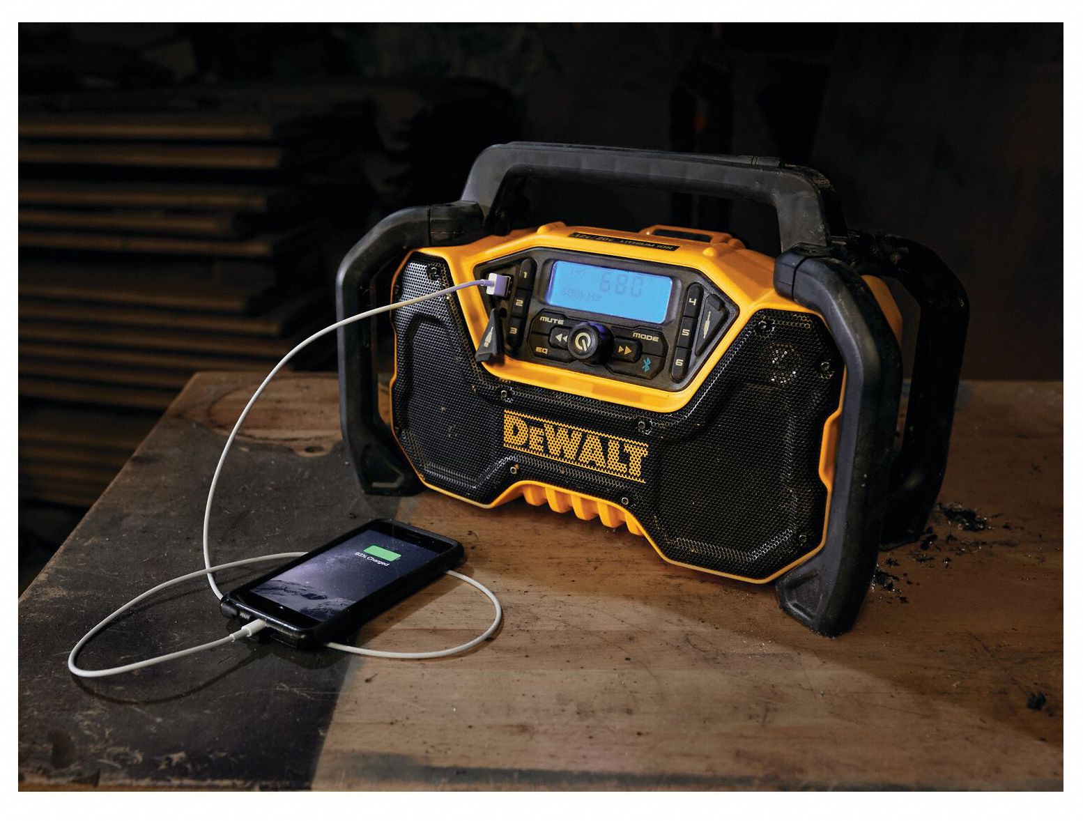 DEWALT Radio 12V MAX*/20V MAX*/FLEXVOLT, Bare Tool, AM/FM/Auxiliary