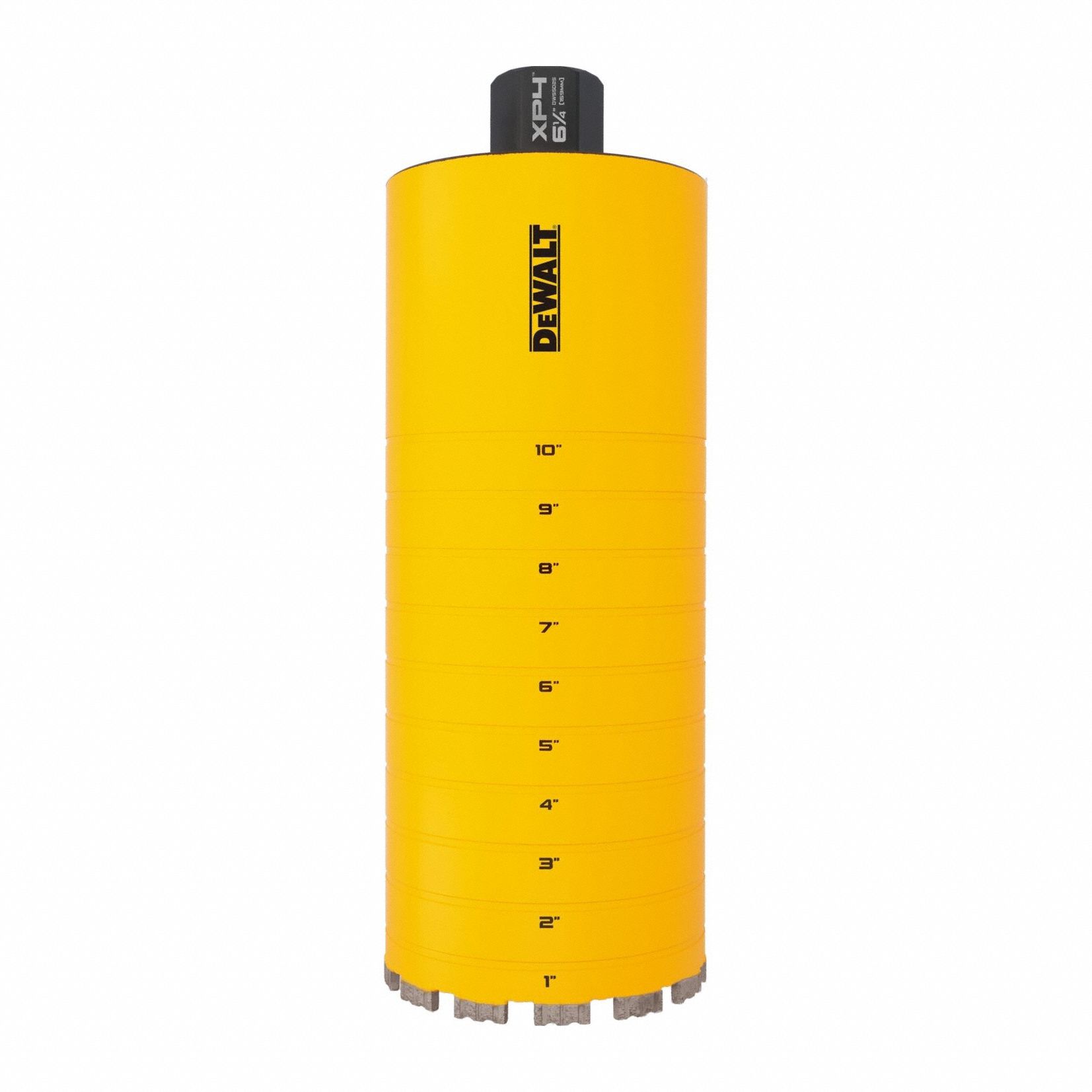 Core Bit: 6 1/4 in Core Dia, 14 in Max Drilling Dp, 40 in Overall Lg