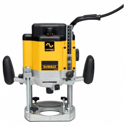 DEWALT, Plunge Base, 3 hp, Router - 32ZU46|DW625E-QS - Grainger