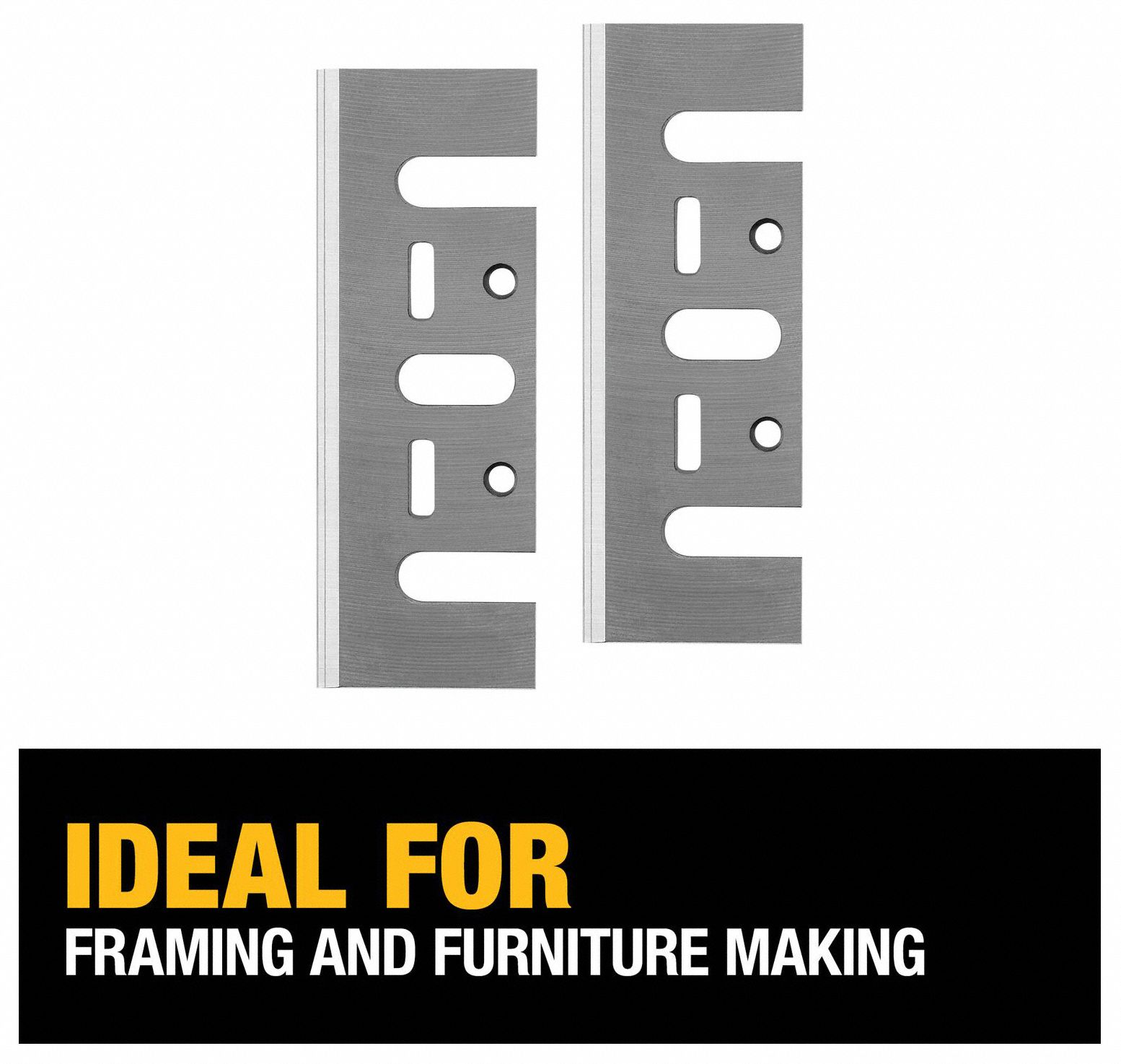 DEWALT Replacement Planer Blades For D26676/D26677/DW680K/N1900, Steel