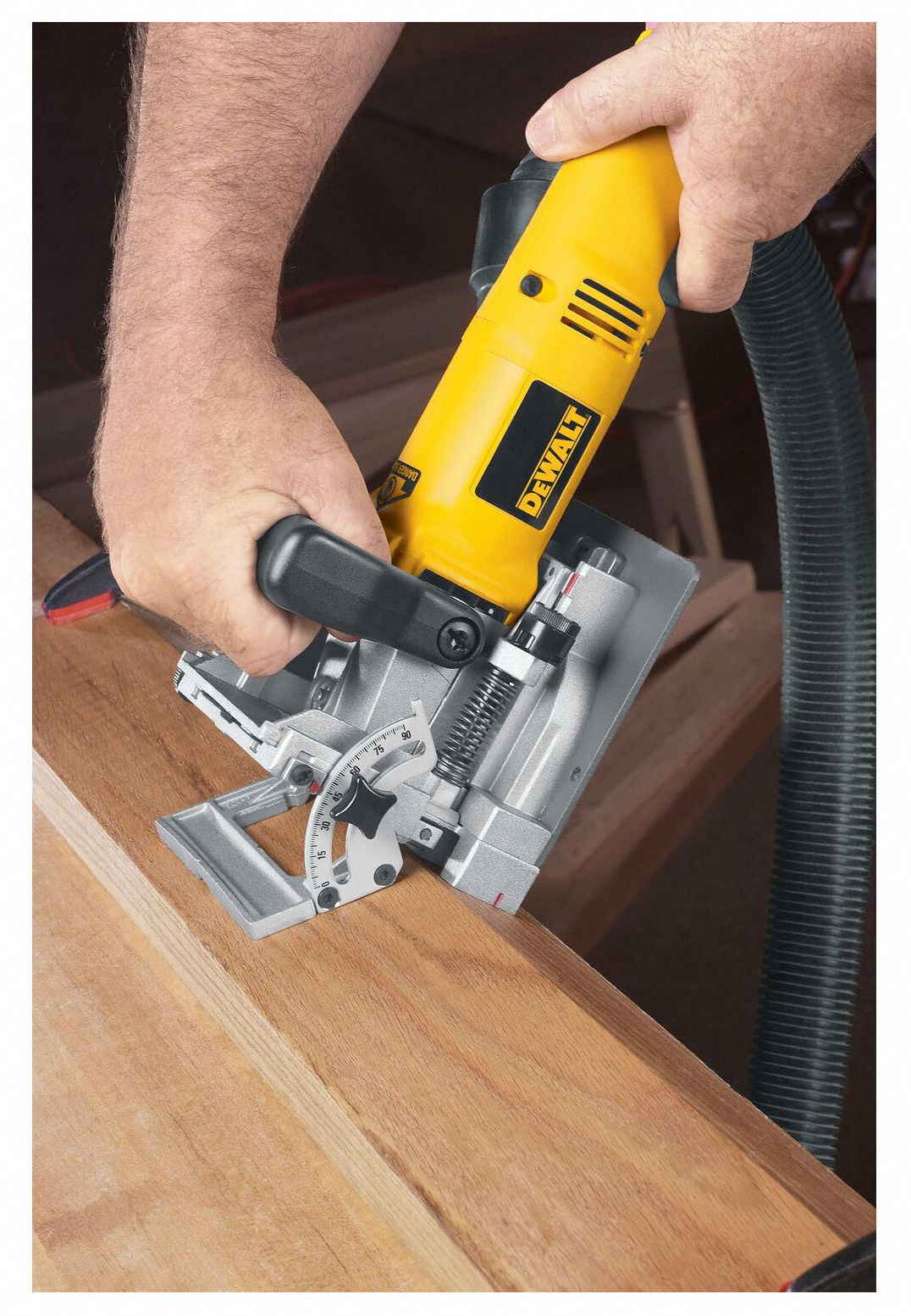 DEWALT Corded Biscuit Joiner Kit 120V AC, 6.5 A, 13/16 in Max. Cutting