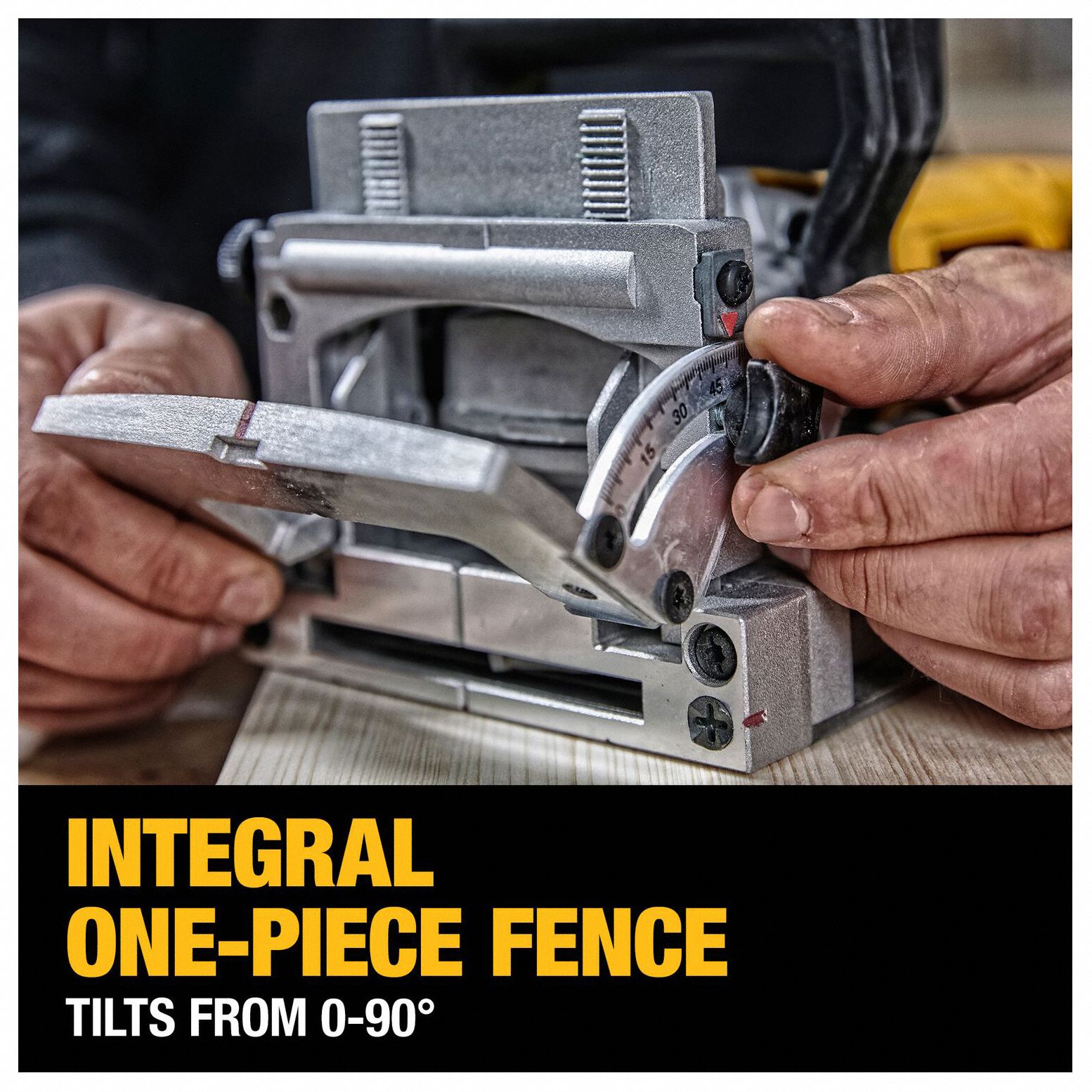 DEWALT Corded Biscuit Joiner Kit 120V AC, 6.5 A, 13/16 in Max. Cutting