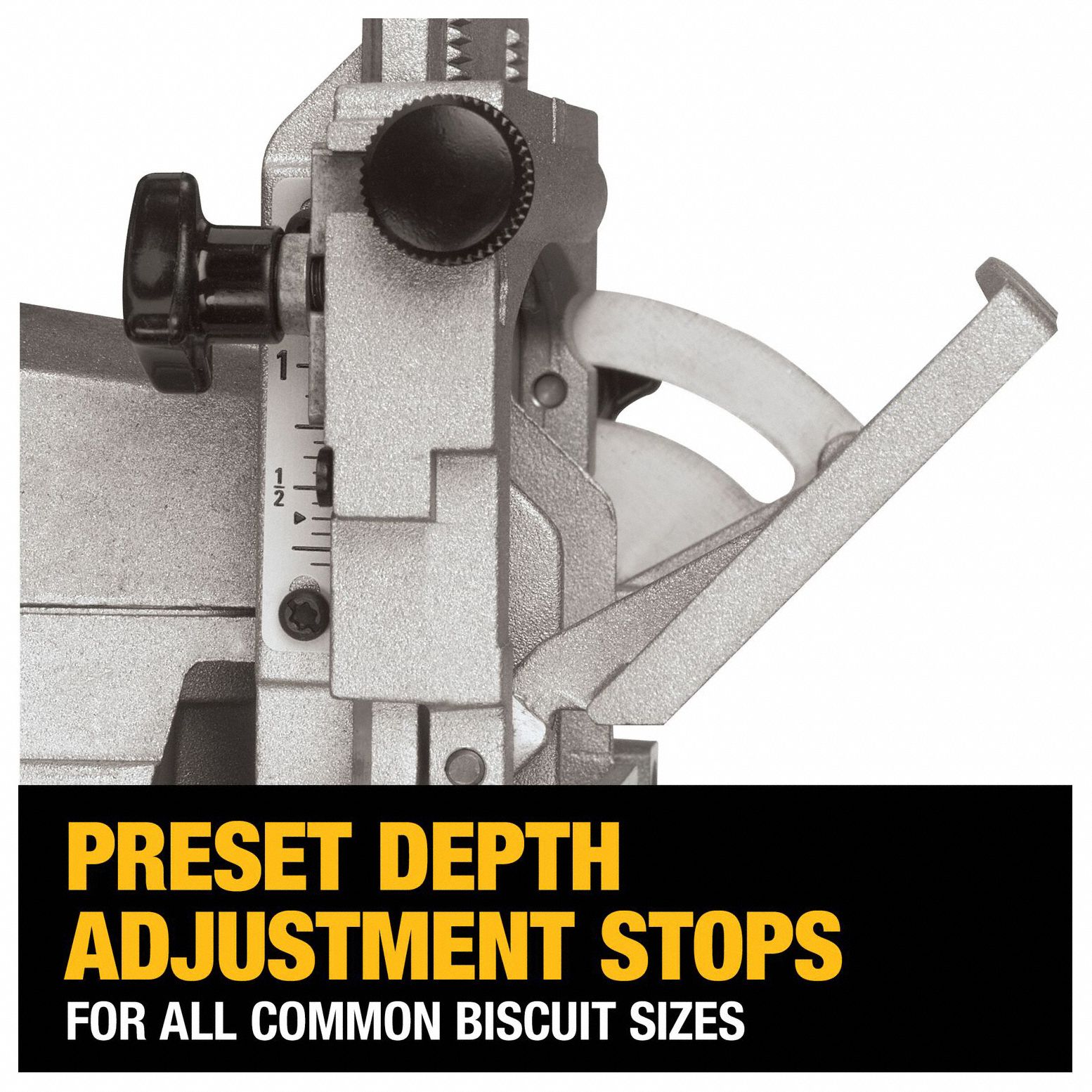 DEWALT Corded Biscuit Joiner Kit 120V AC, 6.5 A, 13/16 in Max. Cutting