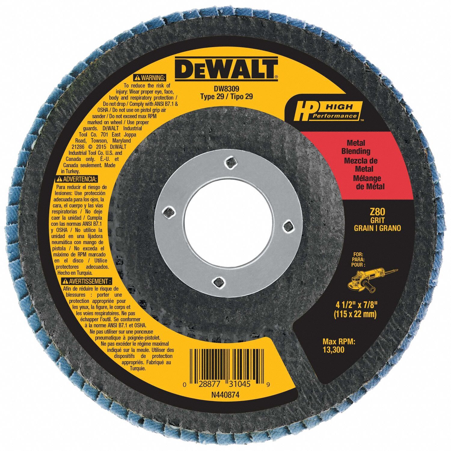 DEWALT, Type 29, 4-1/2
