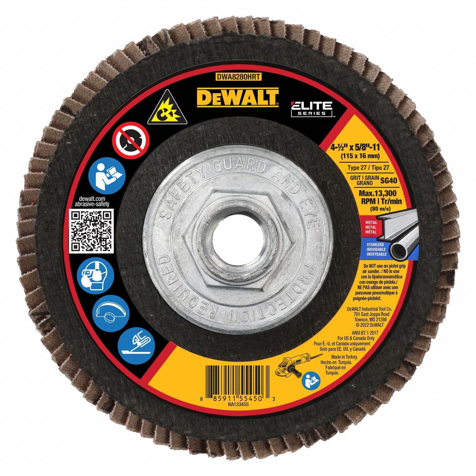 DEWALT DST8010Z - Agraphes 12,8mm x 10mm 