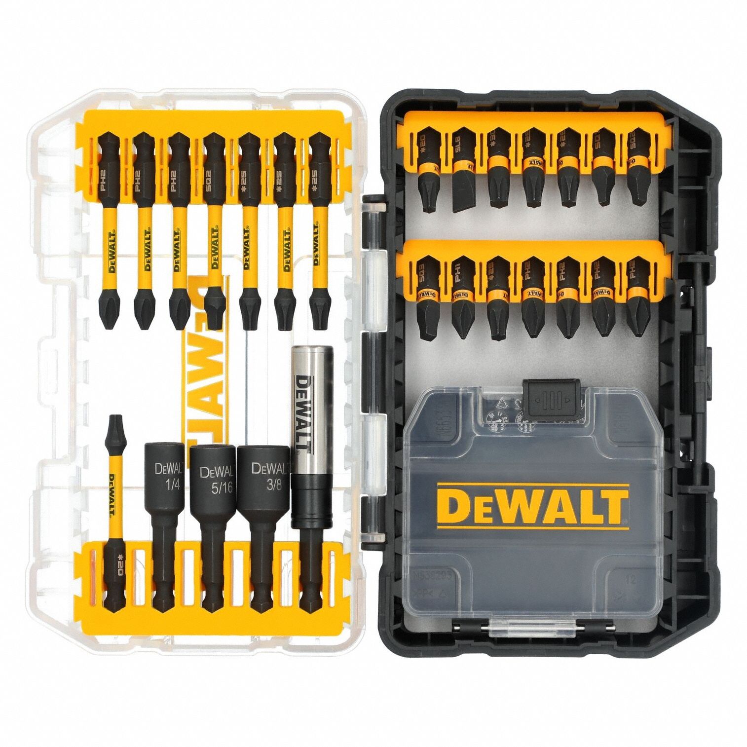 SCREWDRIVER BITS,1/4 IN HEX,S2 STEEL