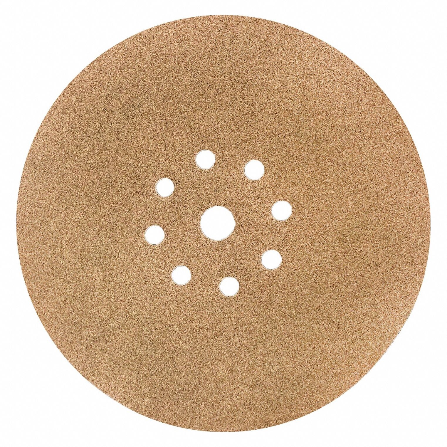 Drywall Sanding Disc: Disc, 9 in, Hook and Loop, Paper Backing, 150 Grit, 5 PK