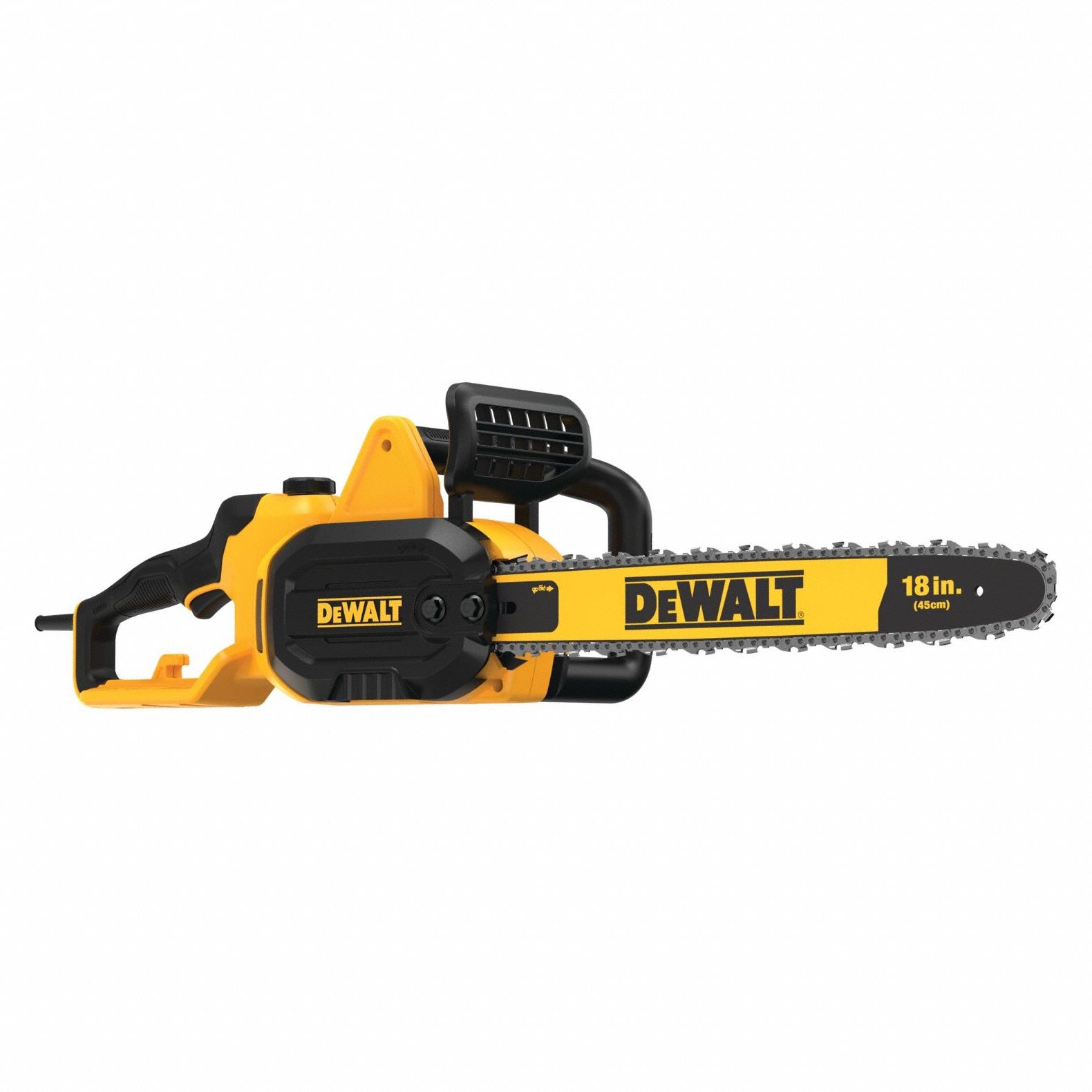Corded Chainsaw: Rear