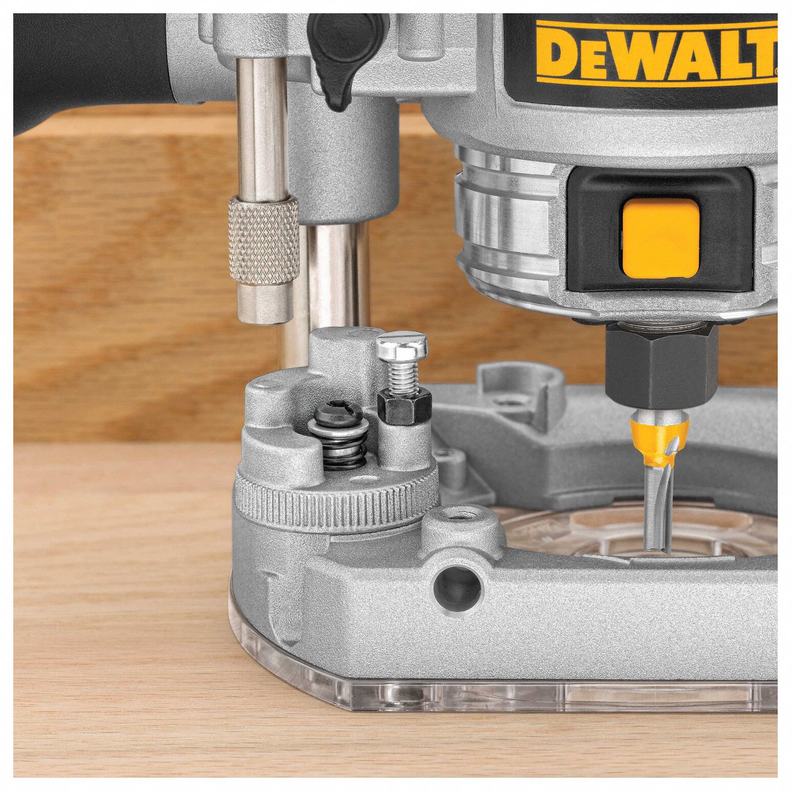 DEWALT Router Compact, Fixed and Plunge Base, 1.25 hp, Variable Speed, 27,000 RPM, 1/4 in
