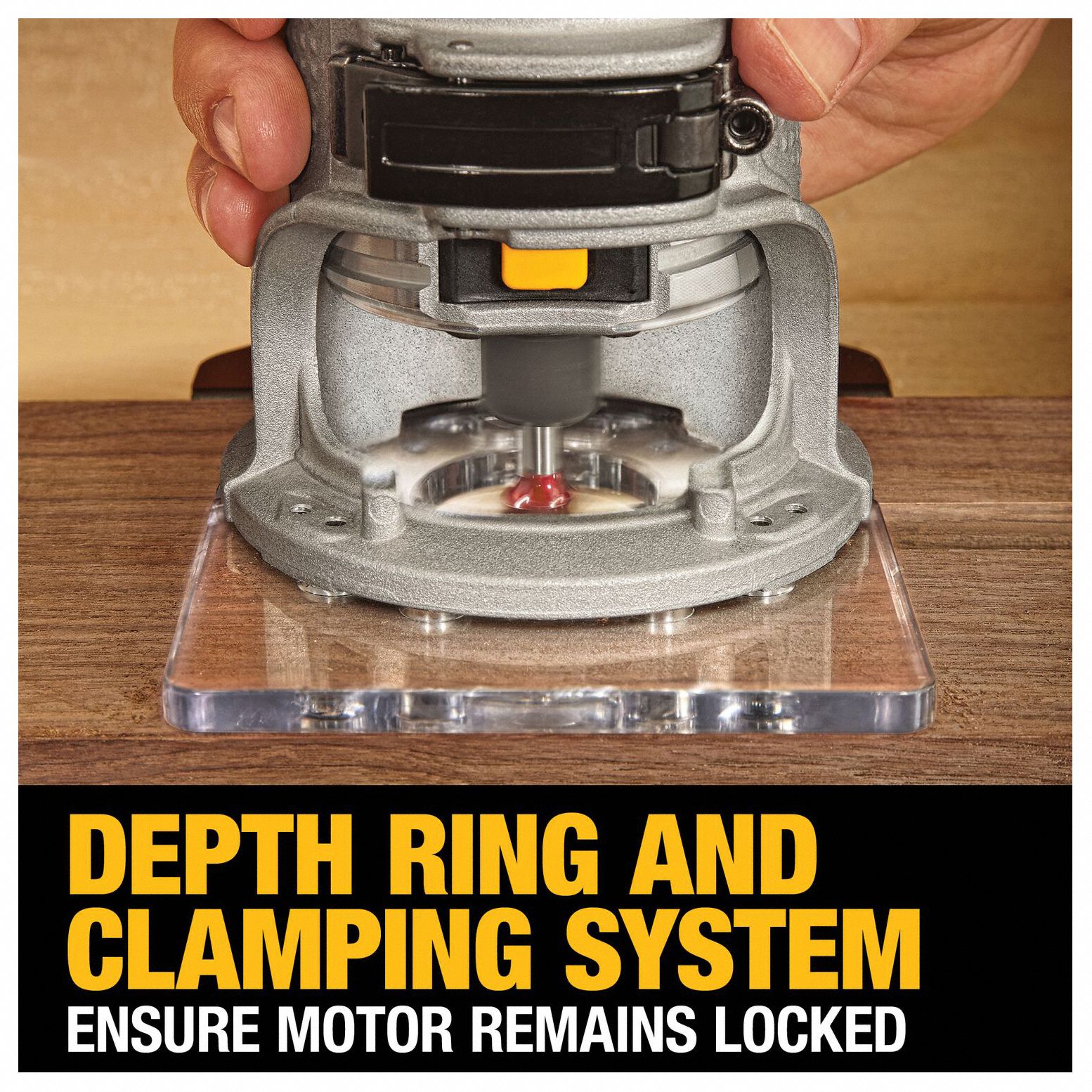 DEWALT Router Compact, Fixed Base, 1.25 hp, Variable Speed, 27,000 RPM