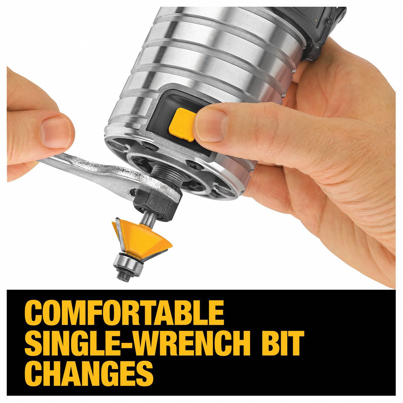 DEWALT Router Compact, Fixed Base, 1.25 hp, Variable Speed, 27,000 RPM