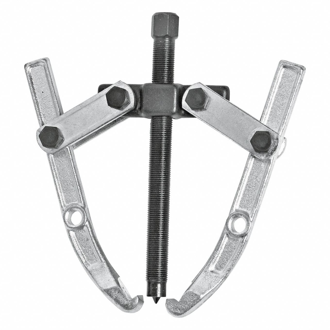 Jaw Puller: 6 in Jaw Spread, 5 1/2 in Jaw Reach, 0.5 Jaw Thick, 5 ton Pulling Capacity, 6 in