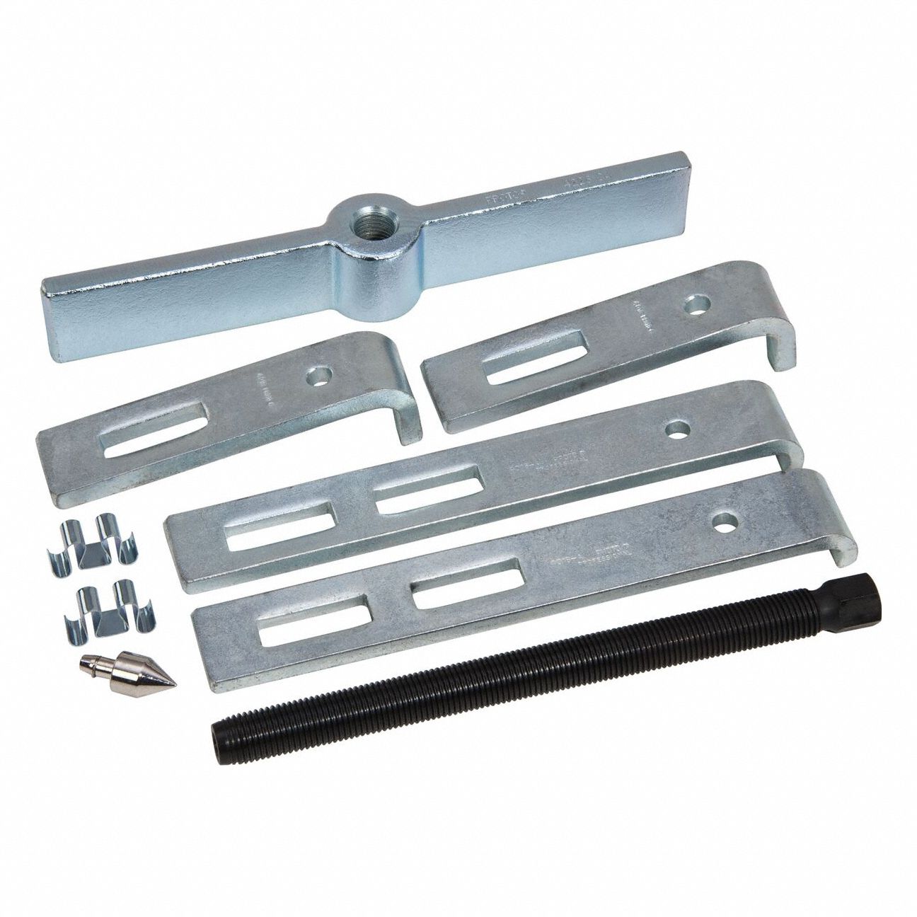 Jaw Puller Set: 10 in Jaw Spread, 3 in_4 3/4 in_7 1/8 in Jaw Reach, 0.35 Jaw Thick, 10 in