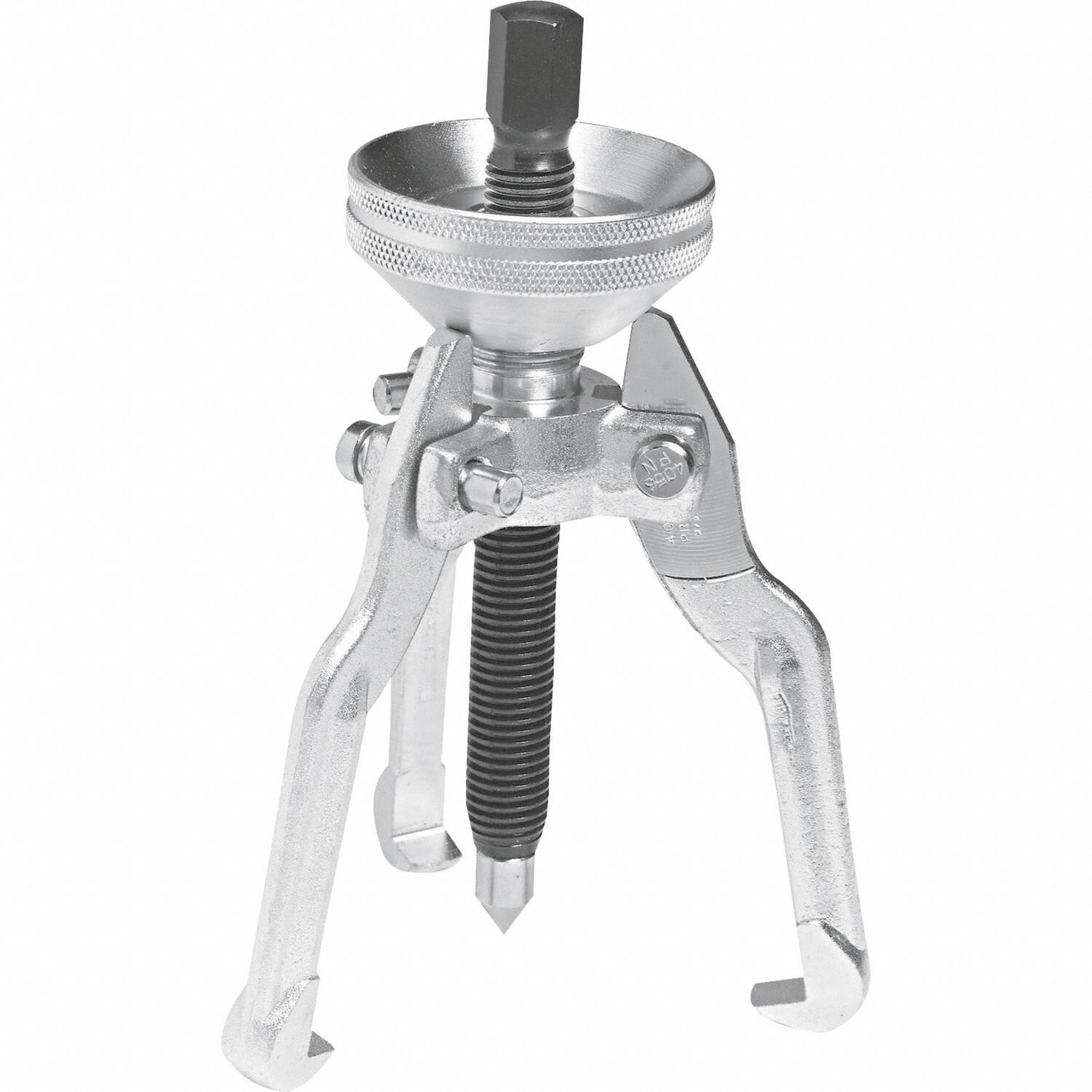 Cone Type Puller: 5 in Jaw Spread, 4 in Jaw Reach, 0.5 Jaw Thick, 6 ton Pulling Capacity, 5 in