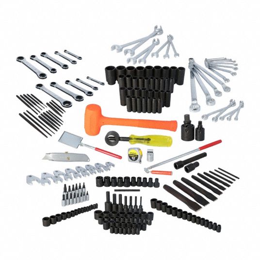 PROTO, 215 Total Pcs, Metric/SAE, Master Set - 409JW7|JCS-MAS-3A - Grainger