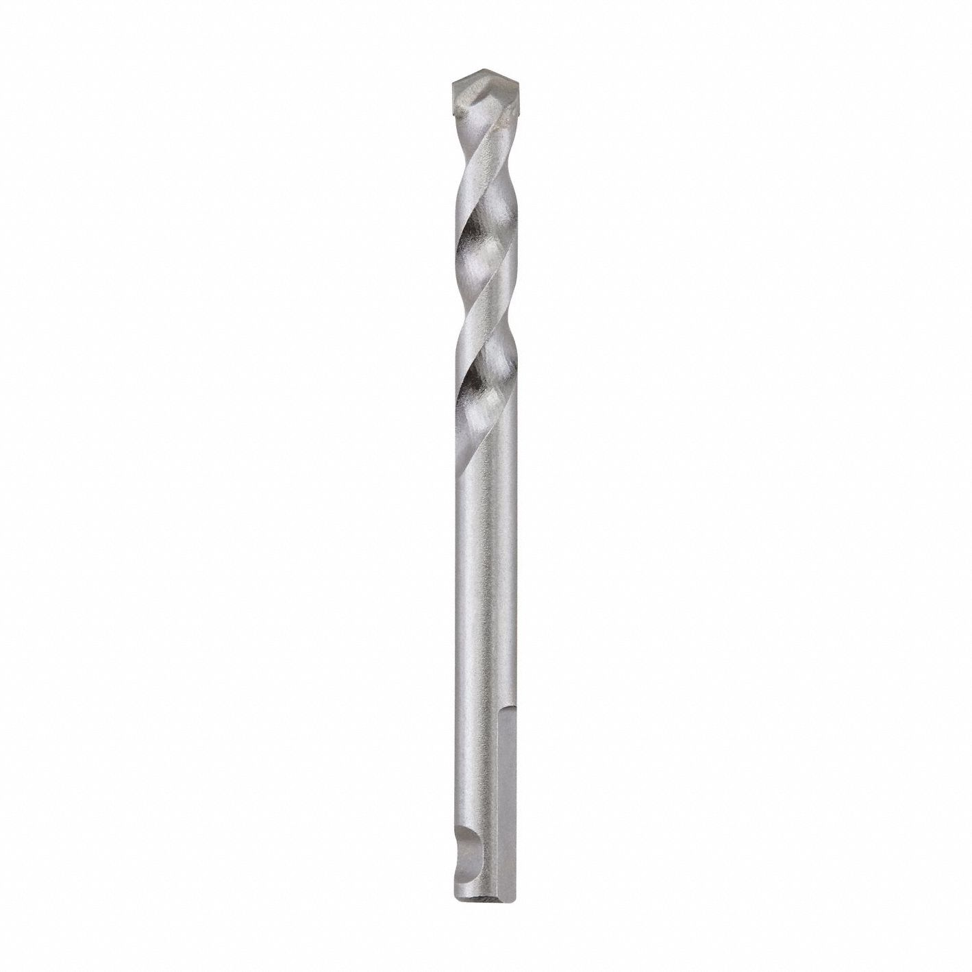 Pilot Drill Bit: Fits 1/4 in Hole Saw Dia. - Imperial, 1/4 in Pilot Bit Shank Size
