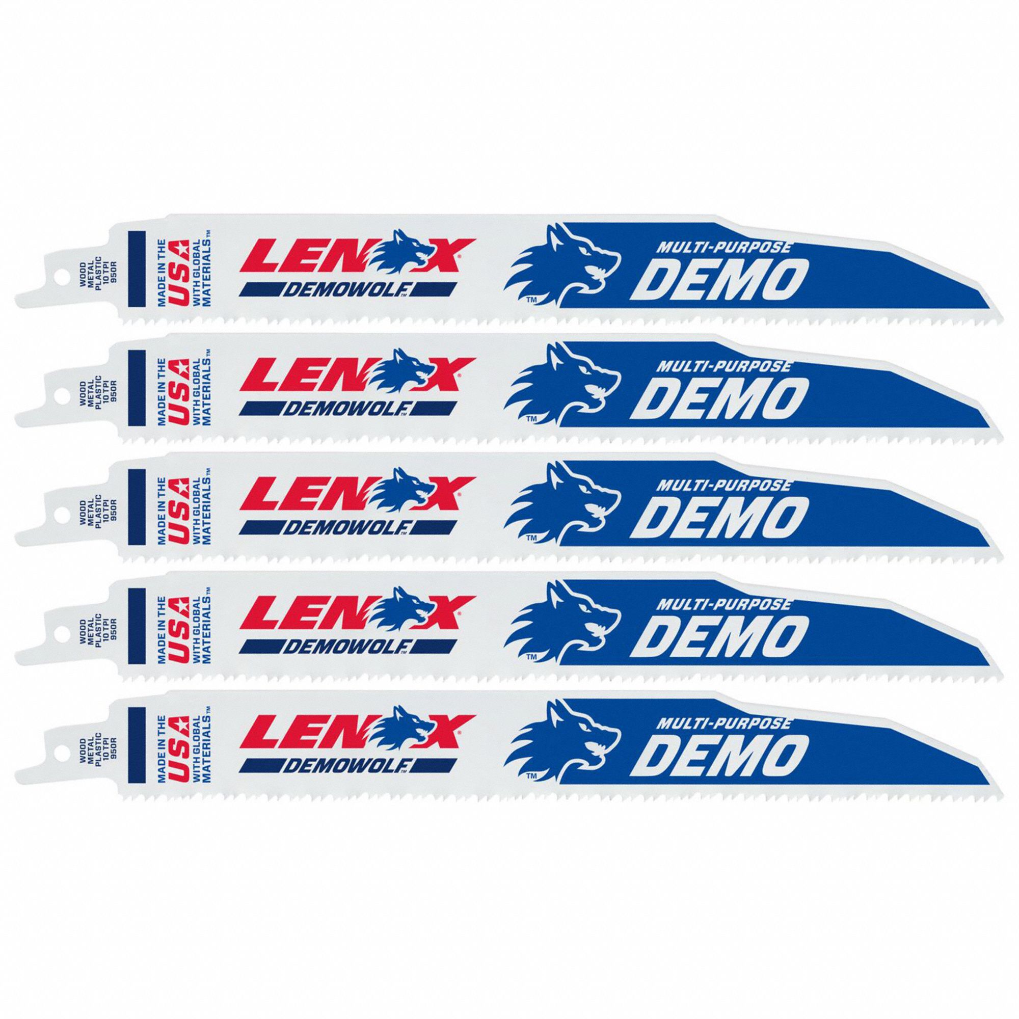 RECIPRO SAW BLADE,9 IN L,STEEL,PK5