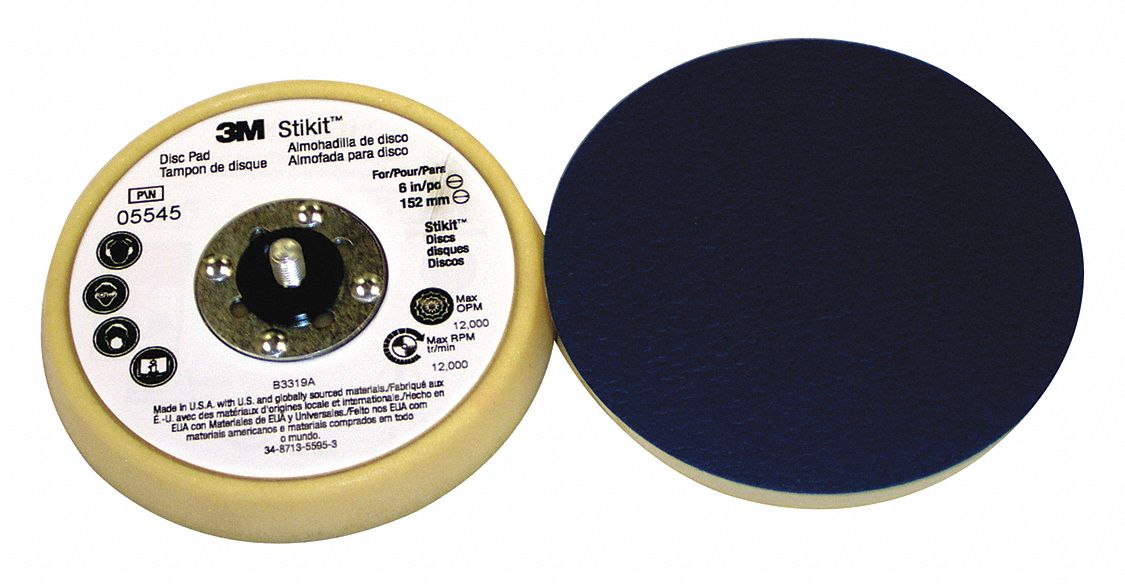 FINISHING DISC PAD,5 IN,LOW PROFILE