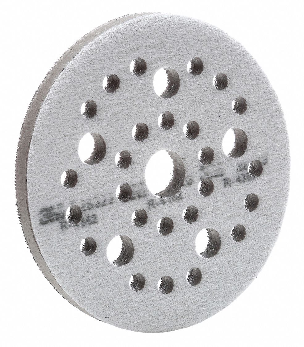INTERFACE DISC PAD,5 IN DIA,GRAY,PK10