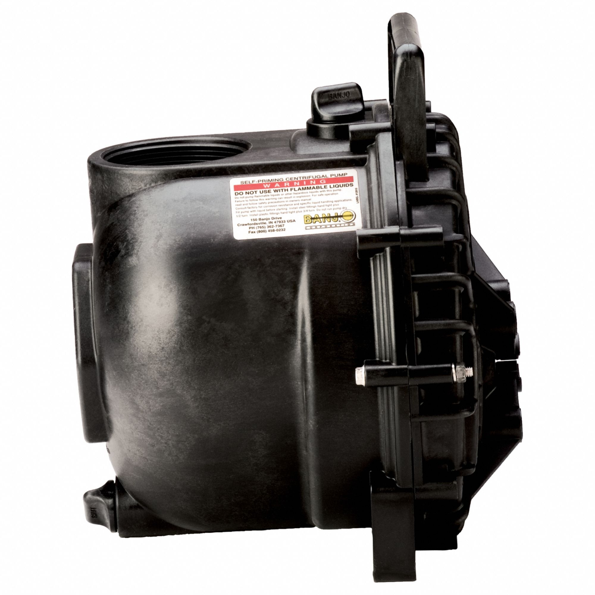 Pump Head: 3 in FNPT, 3 in FNPT, 350 gpm Flow Rate @ 20 Ft. of Head, 0 in Max. Dia. Solids