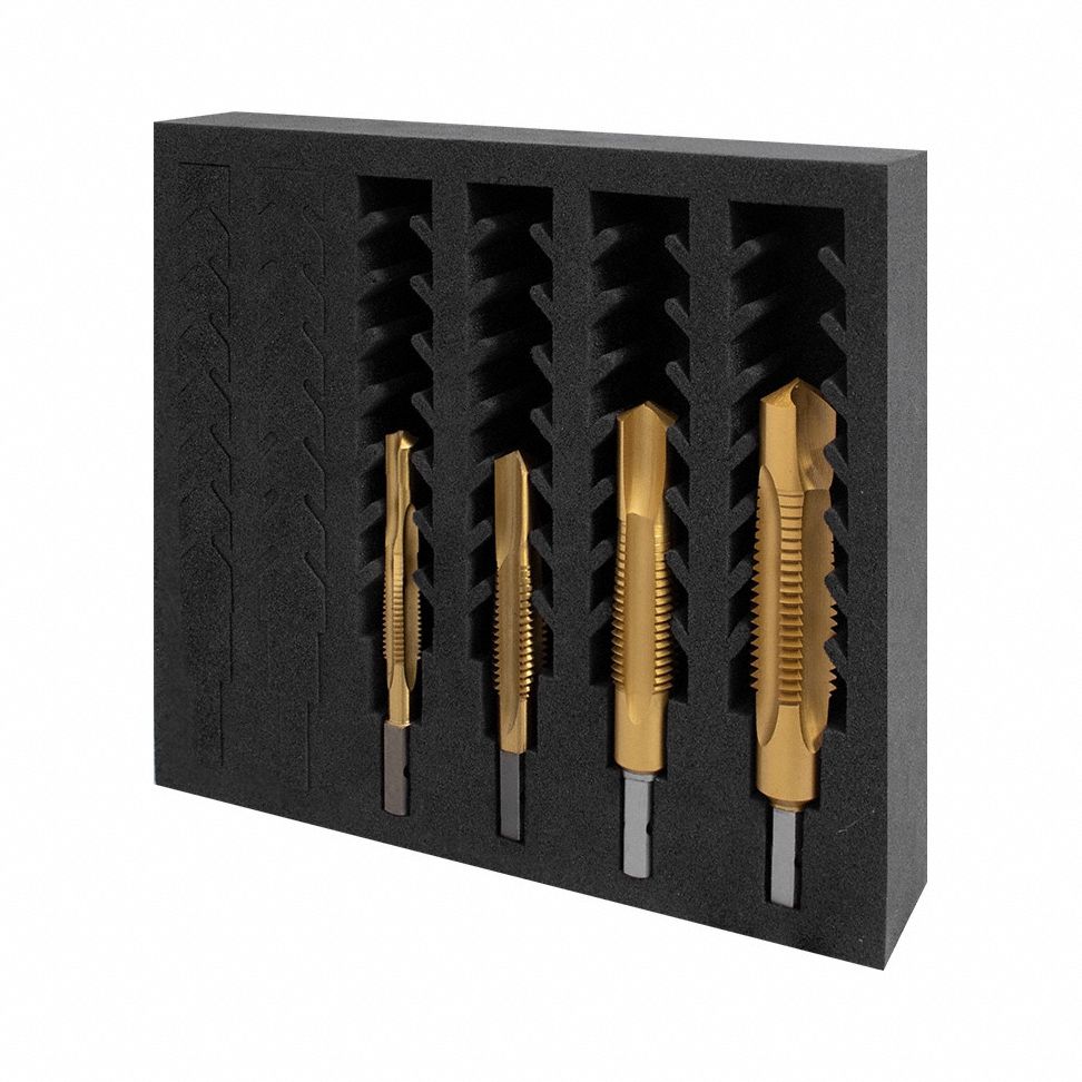 Drill Tap Set: 4 Pc