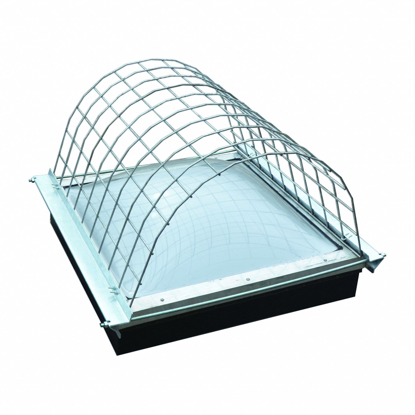 Skylight Guard: Steel, Fits 4 1/4 ft Skylight Lg, Fits 8 3/8 ft Skylight Wd