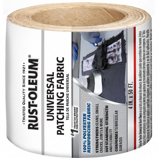 RUSTOLEUM, Roof Repair Fabrics, Asphalt, Roof Repair Fabric 811R69301948 Grainger