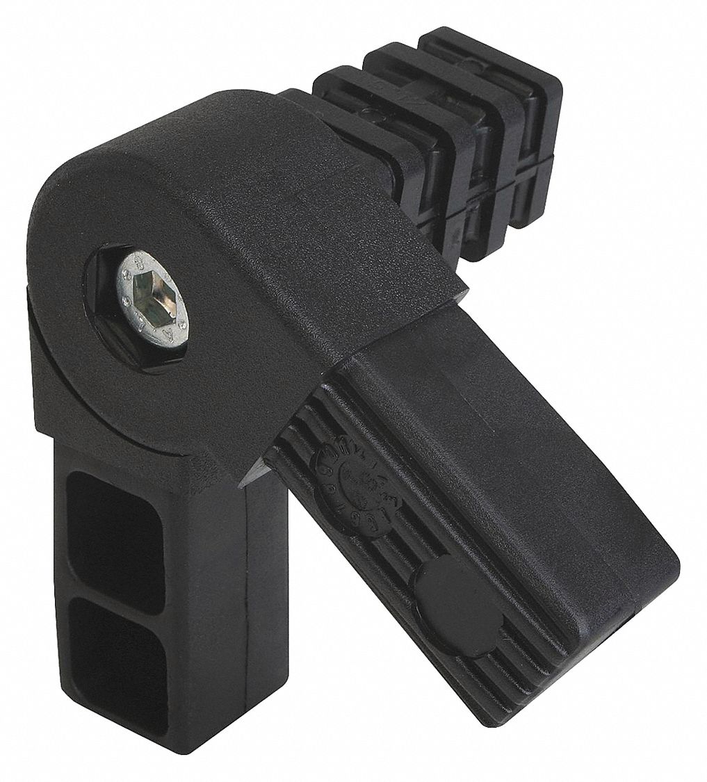 Square Tube, Connector, 3 Way 45 -195 deg