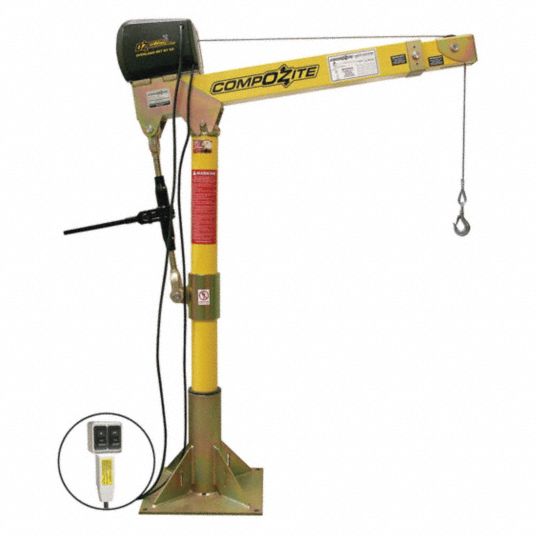 OZ LIFTING PRODUCTS, Composite, Electric, Davit Crane Kit - 302J68 ...