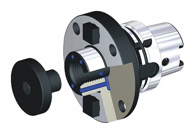 Shell Mill Holder, HSK100A, 1"