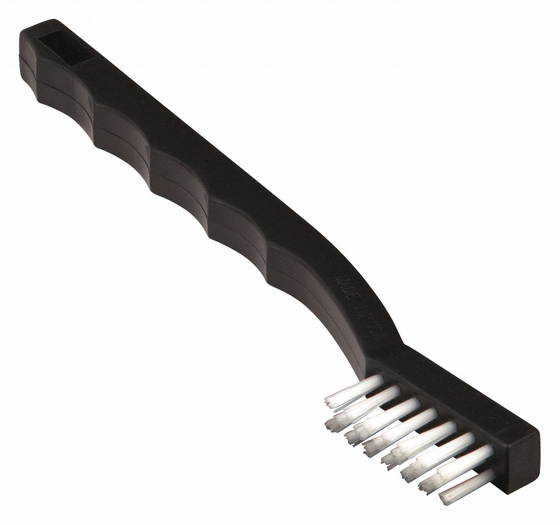 TANIS BRUSH, Brush,Scratch,Plastic Handle,Nylon 302X4300033 Grainger