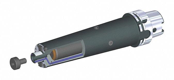 Shell Mill Holder, HSK100A, 1-1/4"