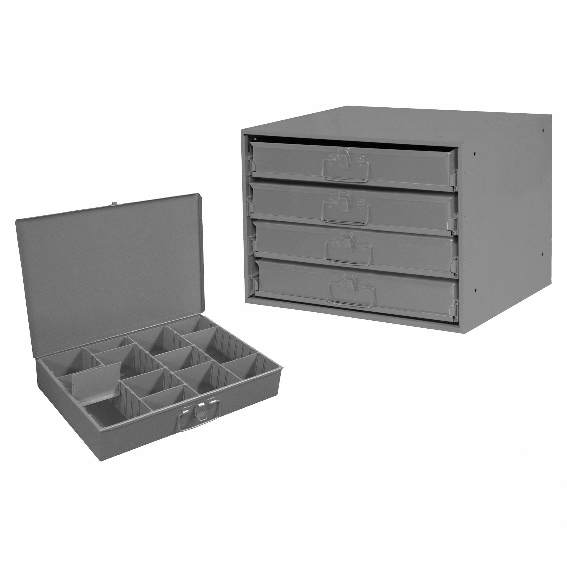 Grey Opaque Modular Stackable Drawers | The Container Store