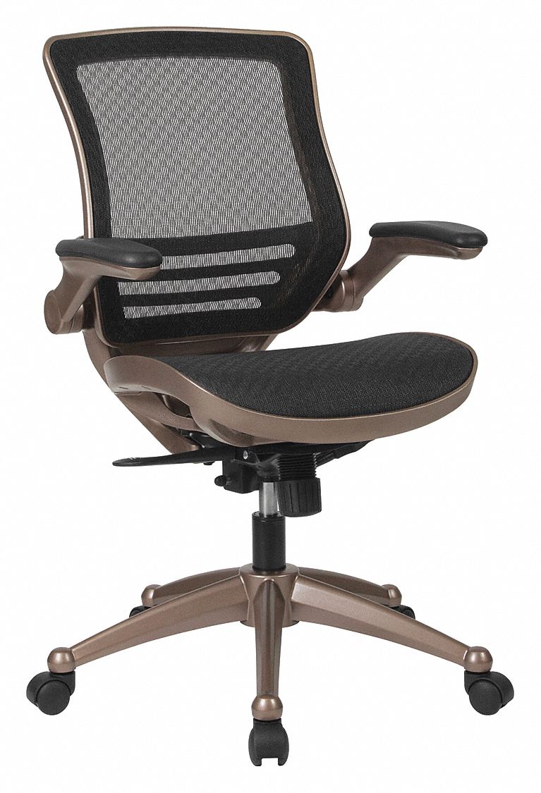 FLASH FURNITURE, Warfield, Flip Up, Office Chair 303J61BL8801XGG
