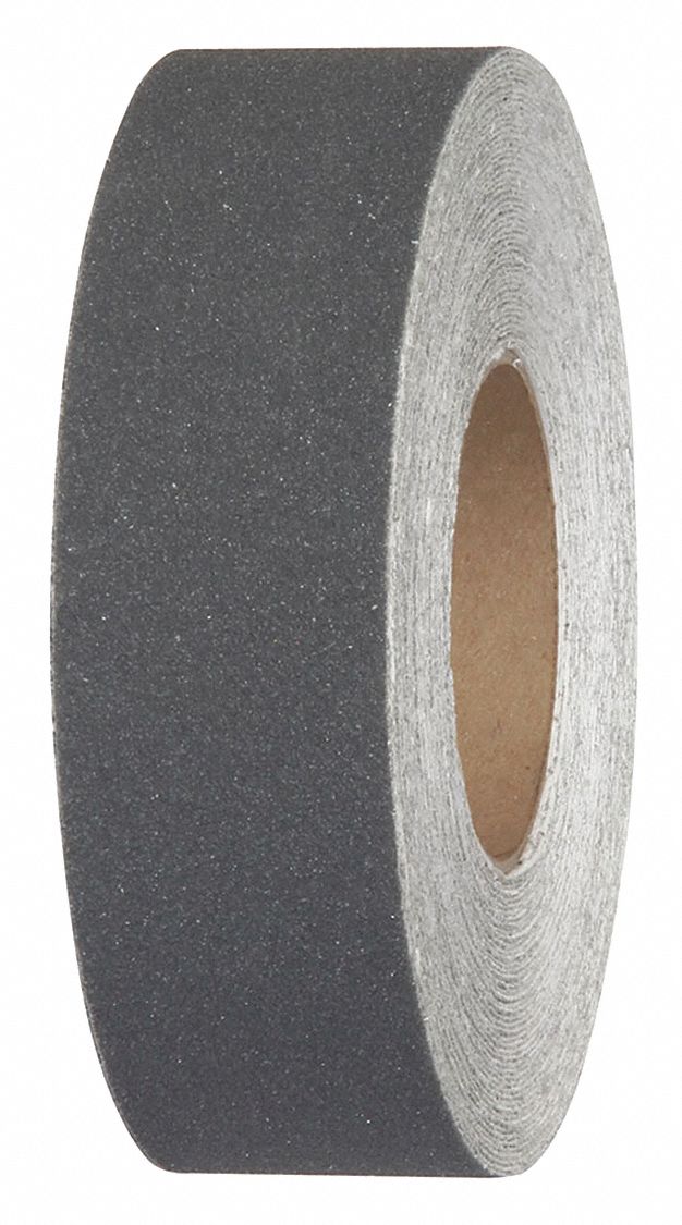JESSUP MANUFACTURING Solid Gray Anti-Slip Tape, 2 in x 60.0 ft, 60 Grit ...
