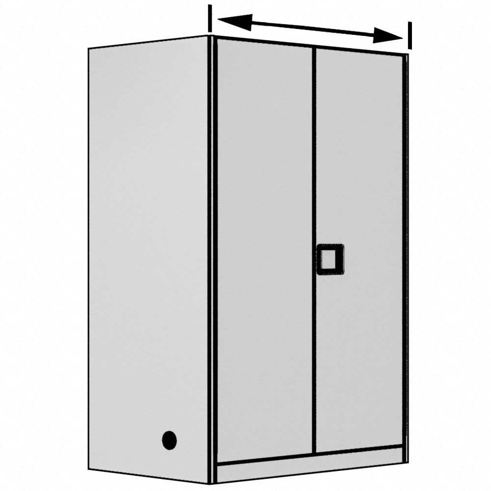 EAGLE, Std, 60 gal, Hazardous Material Storage Cabinet - 55EC19
