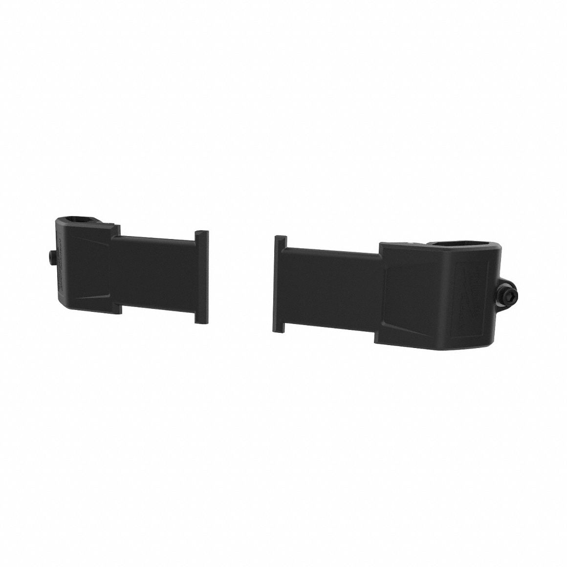 Tool Box Attachment Mount: 1 11/16 in W x 2 in H x 4 13/16 in L, Polypropylene