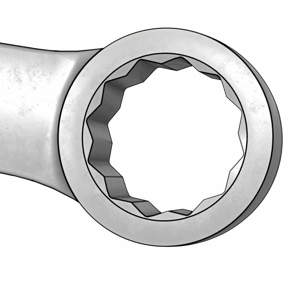 Box End Striking Wrench: 32 mm, 12 Point, Single End