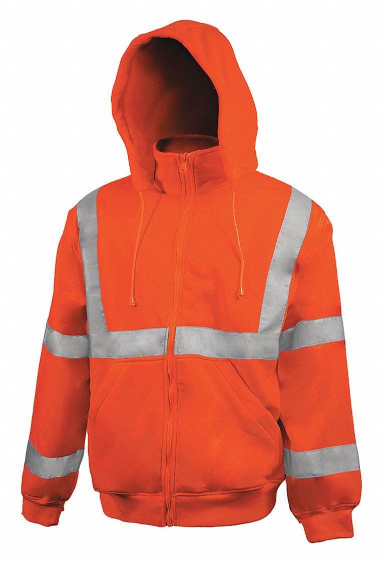 Hi-Vis Hooded Sweatshirt,