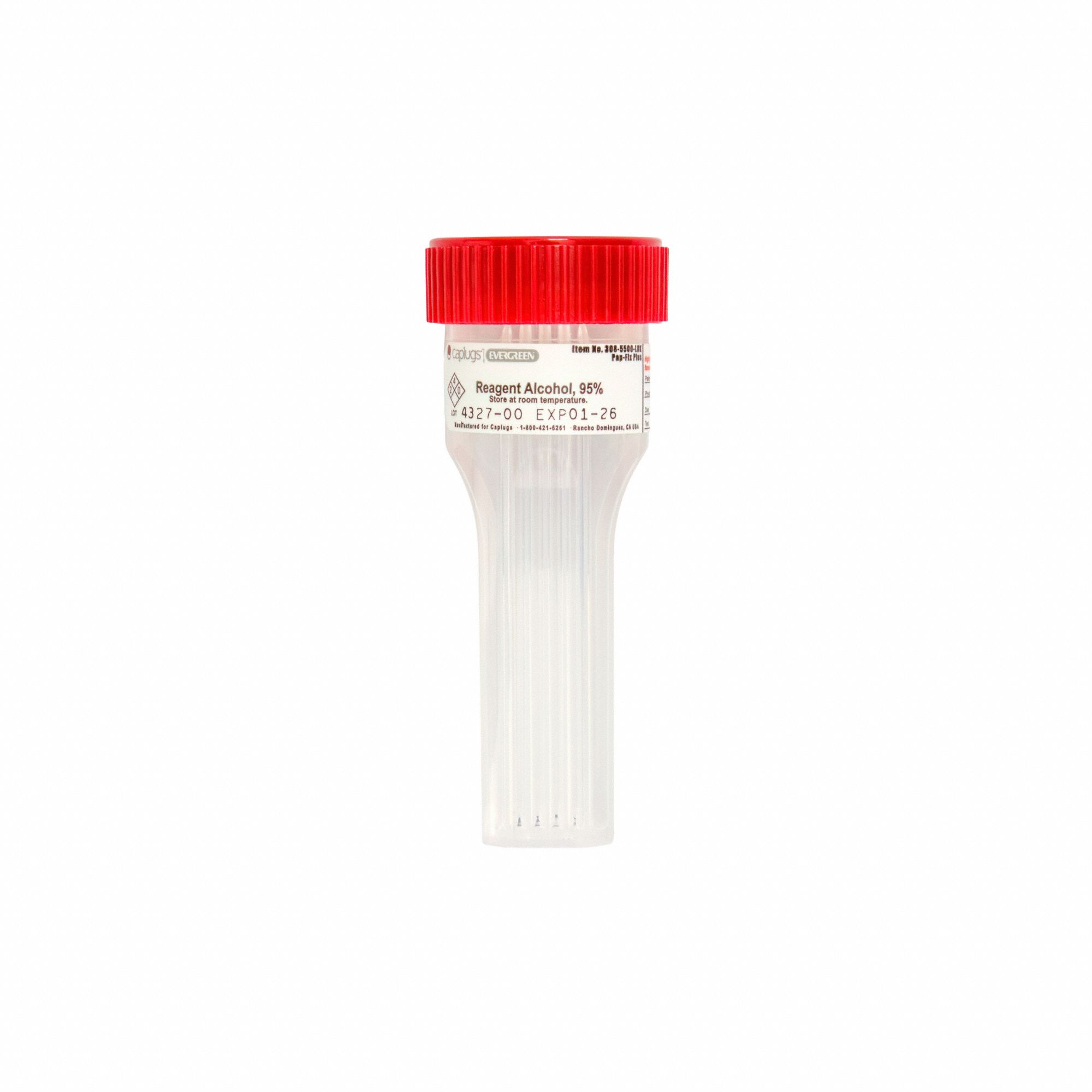 Alcohol Prefilled Coplin Slide Jars: 4 Sample Capacity, 98 mm Ht, 30 mm Wd, Cytology