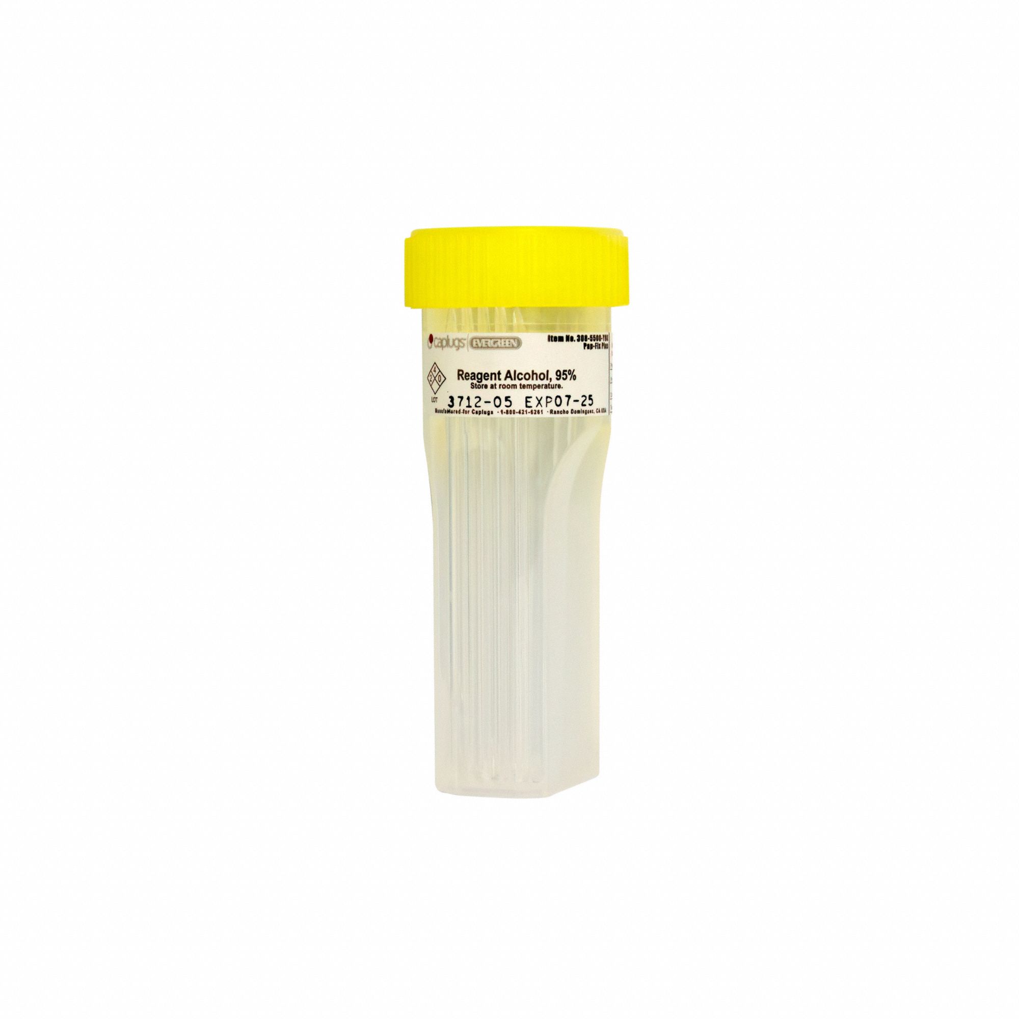 Alcohol Prefilled Coplin Slide Jars: 4 Sample Capacity, 98 mm Ht, 30 mm Wd, Cytology