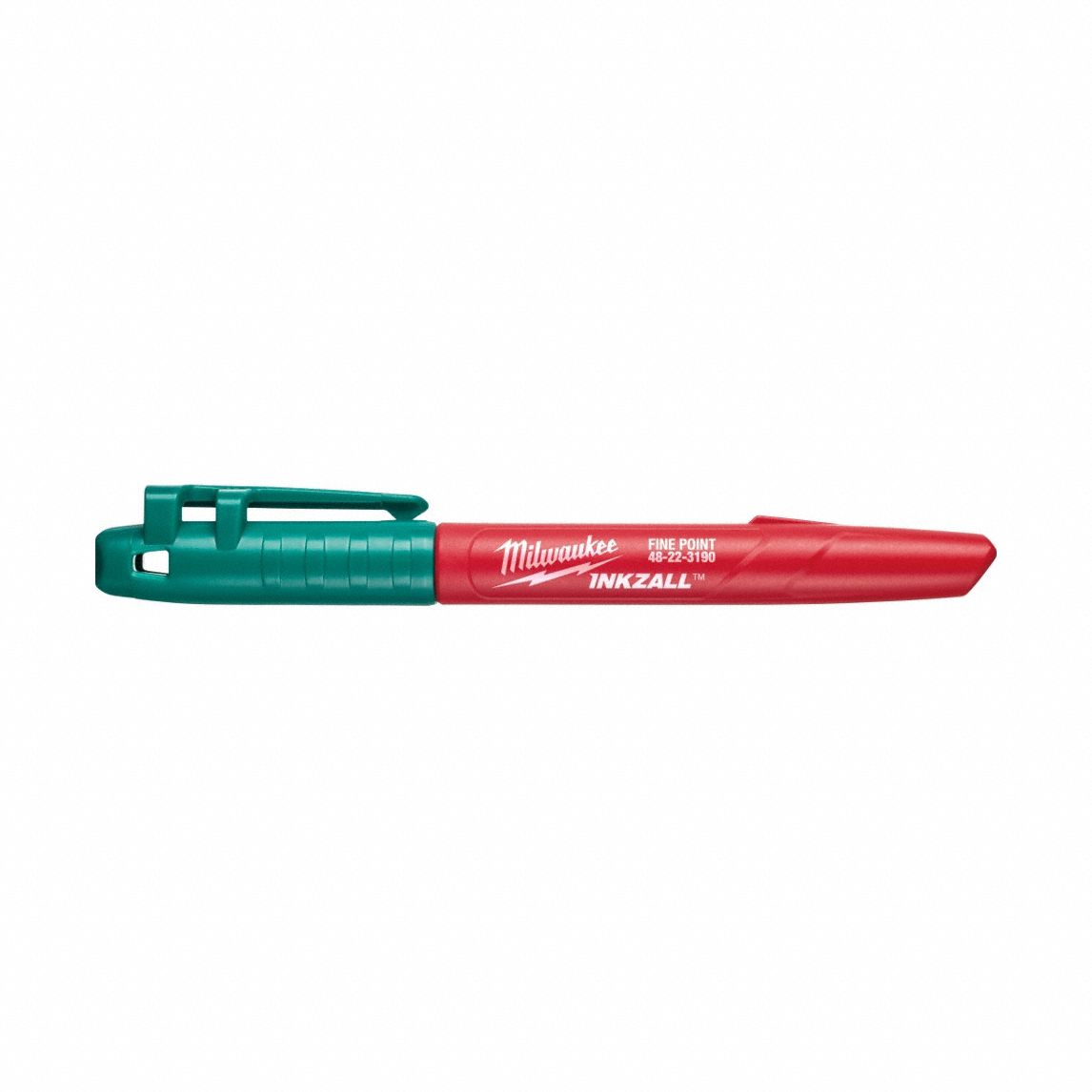 Ink Industrial Marker: Bullet, Green, Std Actuation Style, Point