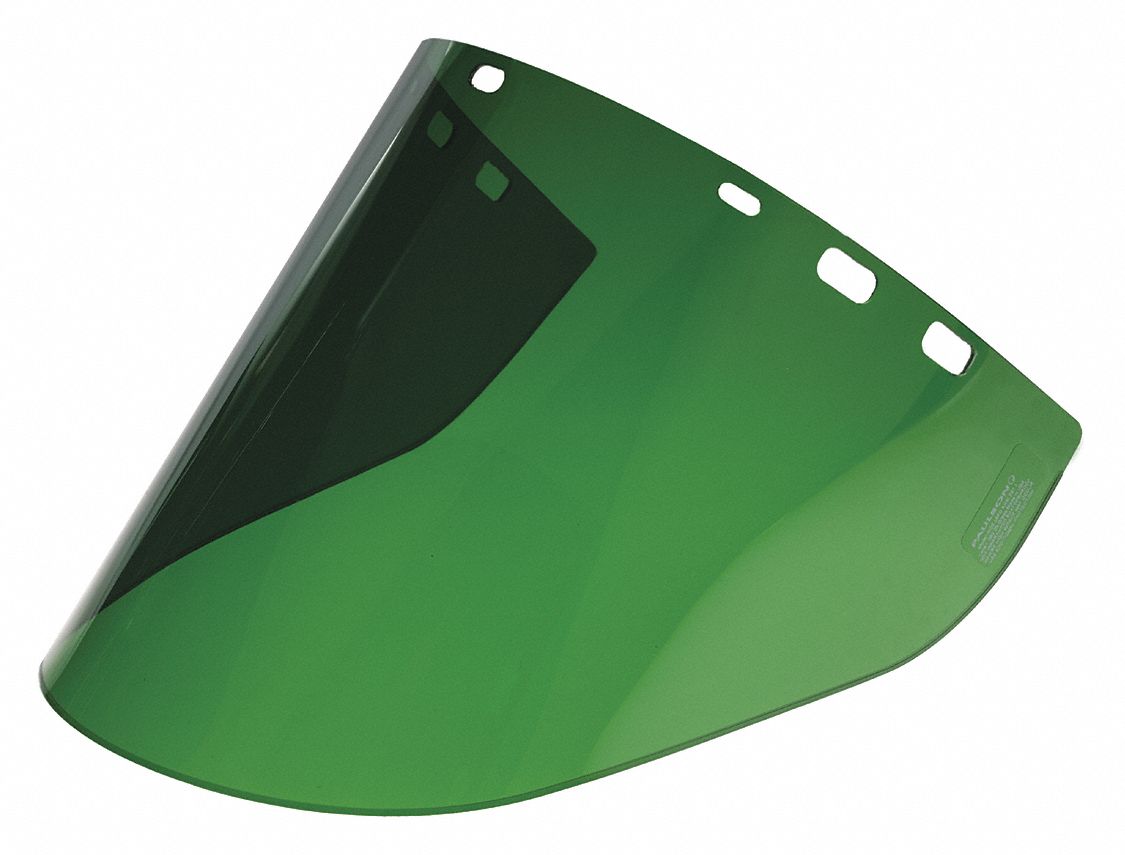 Faceshield, Temp, Grn,