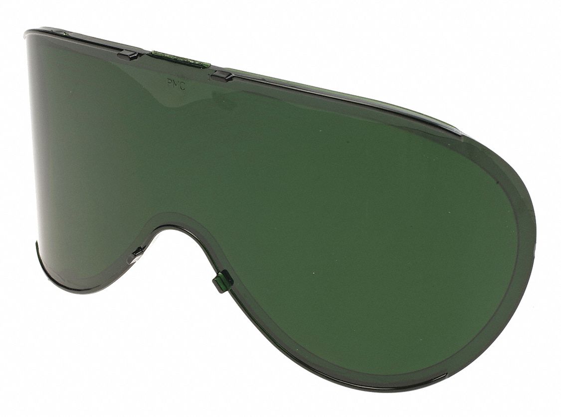 PAULSON, Goggle Lens,Welding,Shade 5,Poly 308P67510LENSPC5 Grainger